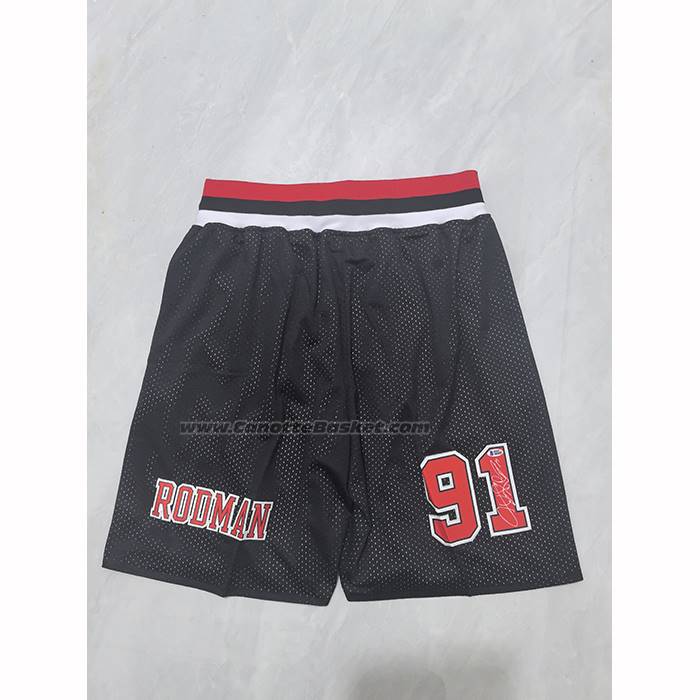 Pantaloncini Chicago Bulls Mitchell & Ness Just Don 1996-97 Nero